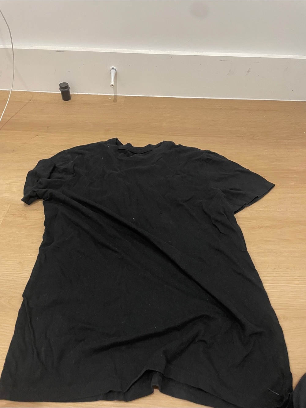 Essential Black Crew Neck Short Sleeve Tee